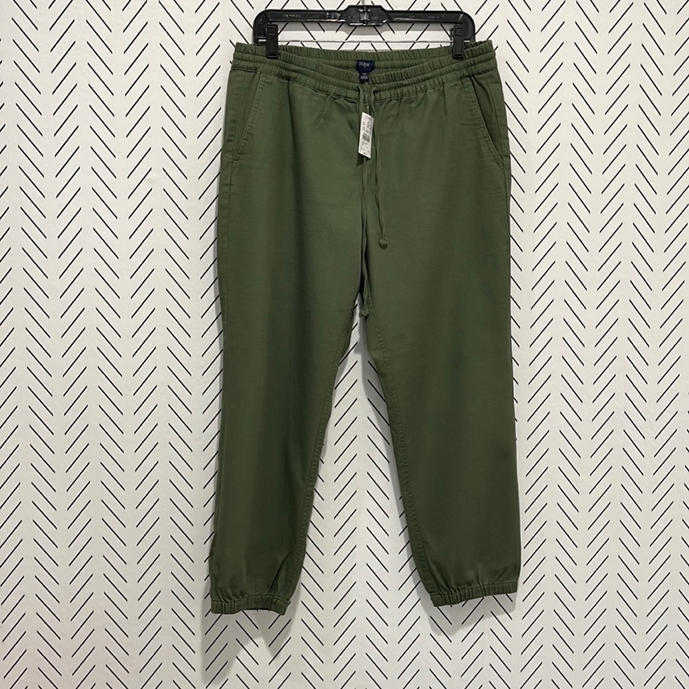 J. Crew military green pants.
